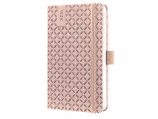 Weekagenda Flair A6 2026 (NL/FR/EN/DU) Pearl Rose Hardcover - 1
