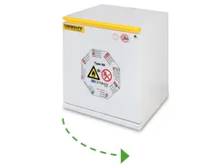 Lage veiligheidskast 90 min rechts CSF605D 620x495x520mm