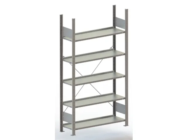 Inhaakstelling Basisveld 1850x1056x336mm 5legborden 80kg Verzinkt