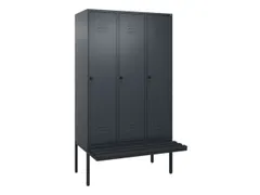 locker voor scheiding van kleding,HxBxD 2120x1200x815mm,3vak