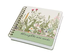 Notitieboek Jolie A5 vierkant spiraal Wild herbs punt- gelijnd 240pag