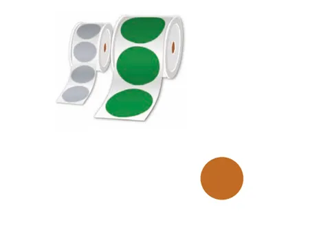 Brother LTZ1R100FPEL, Bruin, Cirkel, 10 cm, 250 stuk(s)