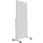 Dubbelzijdig Whiteboard 180x75cm Mobiel Emaille wit profiel