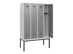 schoollocker,HxBxD 1950x1200x500mm,4vak,vak B 300mm,cil.-slot