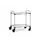 Roestvrijstalen Wagens 5001 120kg 800x500mm 2 Etages