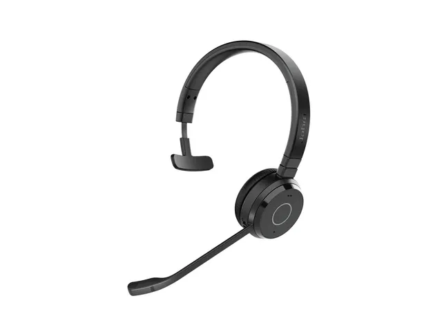 Jabra Evolve 65 TE UC Mono Bluetooth headset met laadstation