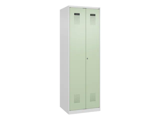 locker voor scheiding van kleding,HxBxD 1850x600x500mm,2vak