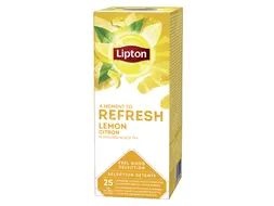 Thee Lipton Refresh Lemon Met Envelop 25Stuks