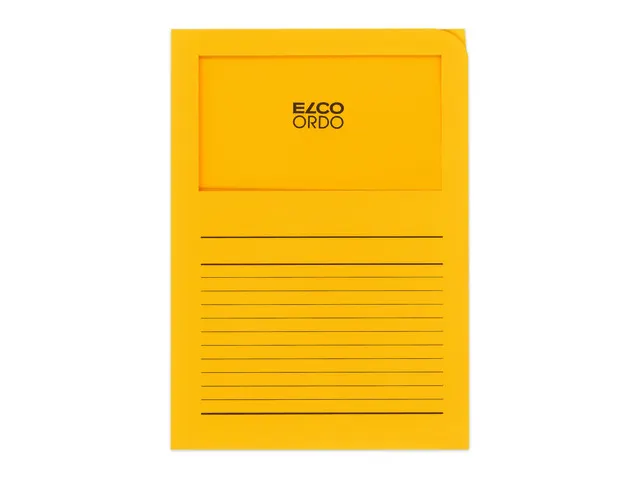 Map Elco Ordo Classico mvenst A4 120gr 220x310mm goudgeel 100st verp10