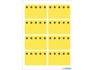 Etiket Herma 3771 26x40mm Diepvries Geel 48 stuks - 4