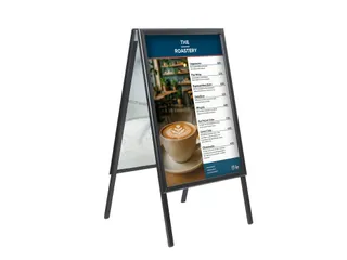 Europel Stoepbord Economy A1 32mm zwart - 1