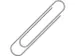 Paperclip Alco 50mm rond vernikkeld 100 stuks