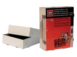 Paraatdoos CleverPack A5 218x155x55mm voor 500vel wit 10st