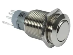 Ronde Metalen Schakelaar Spdt 1NO 1NC