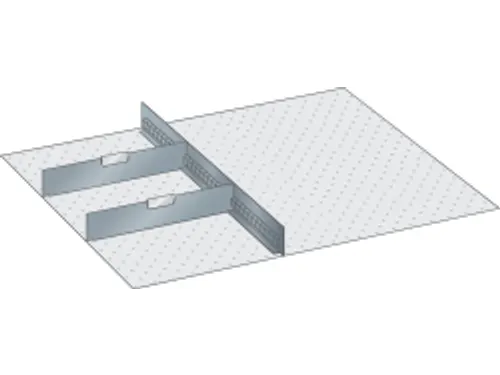 Indelingsmateriaal H 300mm 1gesleufde Lengteverdeler/2dwarsverdelers