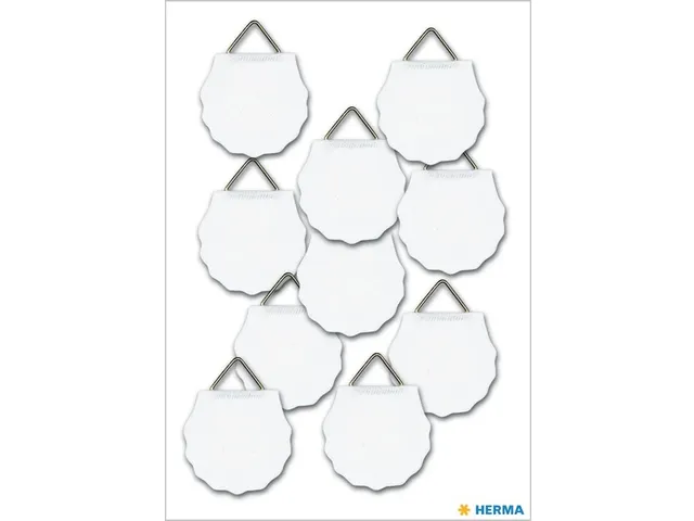 Hanghaakje Herma 5752 30mm Gegomd 10 stuks