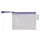 Opbergtas Tarifold met rits 175x125mm PVC blauw