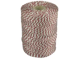 Touw Muller katoen 180 meter rood/wit