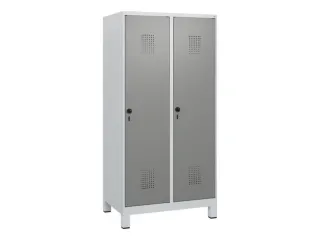 schoollocker,HxBxD 1630x800x500mm,2vak,vak B 400mm,draaigrendel,voeten - 2