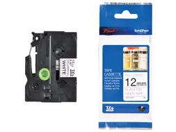 Labeltape Brother P-touch TZe-N231 ongelamineerd 12mm zwart op wit
