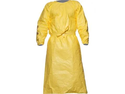 DuPont Tychem C wegwerp schort, geel, maat L-XL, per stuk