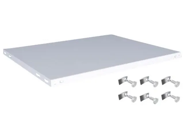 legbord,v. magazijnstelling,BxD 1000x800mm,vakl. 200kg,staal,RAL7035