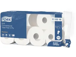 Toiletpapier Tork T4 110316 3-Laags Premium 250 vel 72 Rollen