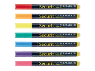 Krijtstift Securit Sma-100 Rond 1-2mm Assorti 7 Stuks - 7