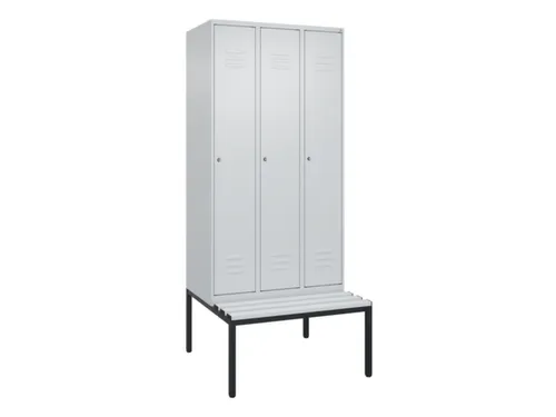 locker voor scheiding van kleding,HxBxD 2120x900x815mm,3vak