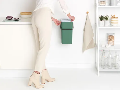 Afvalemmer Sort & Go 16 Liter Groen