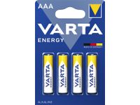 Batterij Varta Energy 4x AAA Alkaline 1.5V