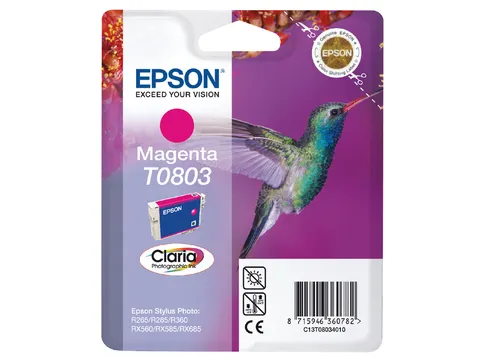 Cartouche d’encre Epson T0803 C13T08034011 rouge
