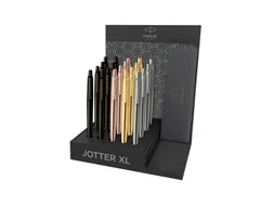 Balpen Parker Jotter XL Monochrome assorti medium 20 stuks