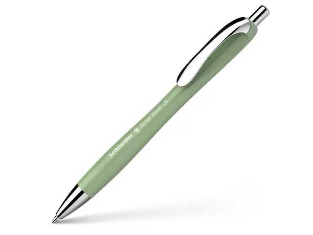 Stylo bille Schneider Slider Rave XB Edition Trend Vert organique