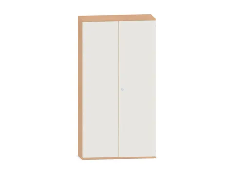 kantoorkast,HxBxD 1920x1000x430mm,decor romp beuken,decor front wit