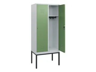 locker,HxBxD 1950x800x500mm,2vak,vak B 400mm,cil.-slot,voetonderstel - 2