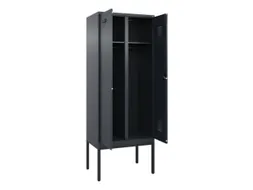 locker voor scheiding van kleding,HxBxD 2120x800x500mm,2vak