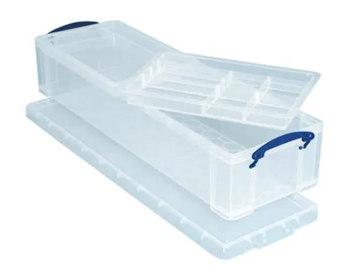 Opbergdoos 22 Liter 2 Divider Transparant
