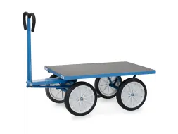 Handtrekwagens 6404v 4 Wielen 1000kg 1200x800mm Massief Rubber