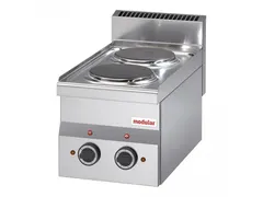 Modular 600 Kooktoestel 2 platen elektrisch