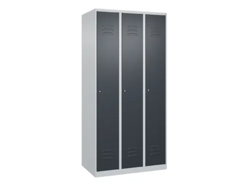locker voor scheiding van kleding,HxBxD 1850x900x500mm,3vak