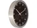 Horloge murale NeXtime RC Ø25cm aluminium noir