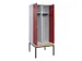 locker met bank,voor scheiding van kleding,HxBxD 2120x800x815mm,2vak