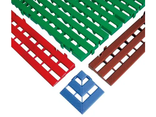 Hoekstuk Hd-pe Lxbxh 110x110x25mm Rood