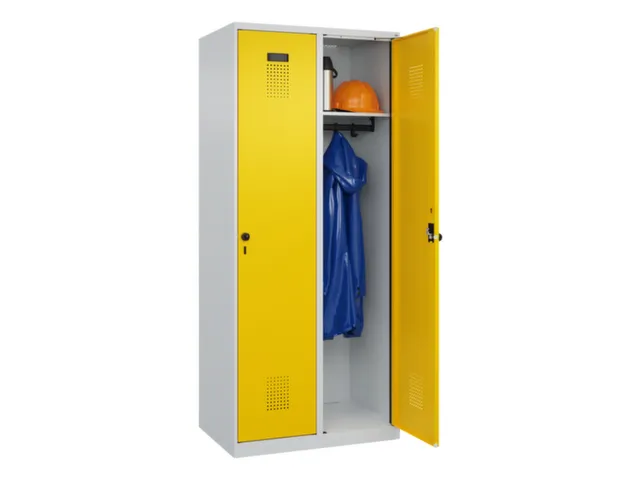 locker,HxBxD 1850x800x500mm,2vak,vak B 400mm,draaigrendel