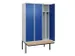 locker voor scheiding van kleding,HxBxD 2120x1200x815mm,3vak