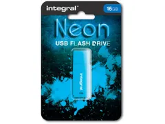 Neon USB 2.0 stick, 16 GB, blauw