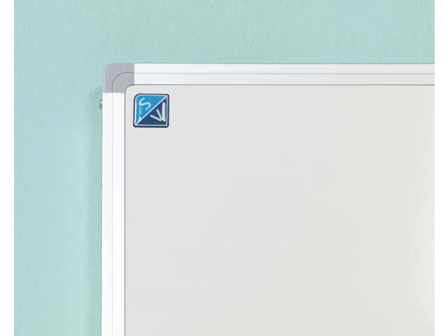 Schoolbord Enkelvlaksbord 120x300cm Magnetisch Wit emaille