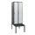 locker met bank,HxBxD 1950x600x815mm,2vak,vak B 300mm,draaigrendel