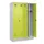 locker voor scheiding van kleding,HxBxD 1950x1200x500mm,4vak